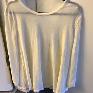 Free People Scoop-back  thermal long sleeve